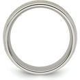 thumbnail image 2 of Chisel Stainless Steel Polished with Antler Inlay 8.2mm Band - Ring Size 9.0, 2 of 6