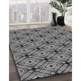 thumbnail image 3 of Ahgly Company Machine Washable Indoor Square Transitional Black Area Rugs, 4' Square, 3 of 7