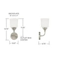 thumbnail image 4 of Capital Lighting 648911MB-541 Presley 14" Tall Wall Sconce - Black, 4 of 7