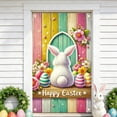 thumbnail image 3 of B Easter Door Curtain Party Decorations, Polyester Fabric Door Cover With Full Coverage And Easy Setup For Home Decor, Classroom, Office Display – 70.87X35.43In 0.26Lb, 3 of 7