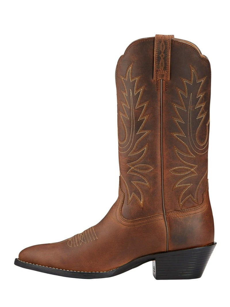 Ariat Women's Boots Heritage Round Toe Western Boots, Distressed