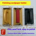 thumbnail image 3 of 2 Pack Black Sanding Sponge Holder Wall Sanding Tool Handheld Dry Wet Sandpaper Sponge Block for Paint Wood Drywall Polishing DIY Home Renovation, 3 of 10