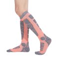 thumbnail image 2 of Calcetines de esquí de tubo largo para mujer, calcetines para deportes al aire libre, senderismo, parte inferior de toalla de tubo largo, absorben el sudor y mantienen el calor del mismo tamaño, 2 of 5