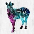 thumbnail image 2 of Lewis, Sheldon 26x26 White Modern Wood Framed Museum Art Print Titled - Zebra Elegance, 2 of 4