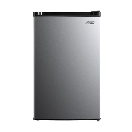 Arctic King 4.4 Cu Ft Compact Refrigerator, Stainless Steel – Mini Fridge, Single Door Small Refrigerator for Apartment, Dorm, Office