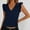 Blue, variant on Graphic Tees for Women'summer Casual T Shirt With V Neck And Flutter Sleeves Soft Basic Top For Everyday Wear For Women White M