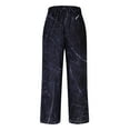 thumbnail image 4 of Patlollav Plus Size Pants Womens Vintage Simple Rolled Casual Pockets Straight Trousers, 4 of 6