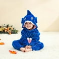 thumbnail image 4 of YHAJDS Toddler Fall Winter Casual Jumpsuit, Rompers for Kids Cosplay Flannel Hooded Jumpsuit for Kids Toddlers Fall Winter, 4 of 5