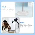 thumbnail image 2 of KONTONTY Hair Dryer Floor Stand Holder White for Hands Free Blowing and Styling in Home and Pet Care, 2 of 7