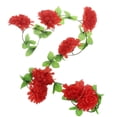 thumbnail image 1 of Elegante Chrysanthemen Blumengirlande Blumenranke Blumenkette Für Grabdekoration Und Wohnkultur, Aus Seiden 1 Soledad Guirnalda de flores de crisantemo, 1 of 10
