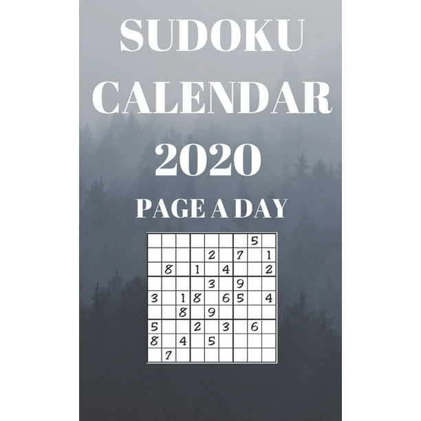 sudoku calendar 2020 page a day sudoku printable with answers walmart com