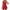 Red, variant on Women's Athletic Rompers One Piece Bodysuit Ruched High Waist Short Running Workout Jumpsuits Casual 2024 Summer Outfits