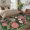 green, variant on GlowSol Washable 2x6 Floral Ultra Thin Non Slip Botanical Print Kitchen Rugs Retro Accent Indoor Carpet Runner for Laundry Bathroom Bedroom Low Pile Entryway Mat, Black Purple