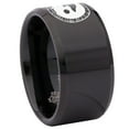 thumbnail image 6 of Ying Yang Wolf Tungsten Carbide Ring, 6 of 9
