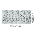 thumbnail image 4 of Floral Curtains Kitchen Coffee Curtains Bedroom Rod Curtains Lace Short Curtains Lace Curtains 54 X 24 Inch 1 Panels, Curtain, 4 of 9