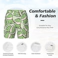 thumbnail image 5 of Gaeub Cute Crocodile Mens Swim Trunks Stretch Beach Shorts Quick Dry for Men Swim Shorts Swimwear with Pockets- XX-Large, 5 of 9