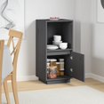 thumbnail image 5 of vidaXL Sideboard Grey 38x35x80 cm Solid Wood Pine, 5 of 5