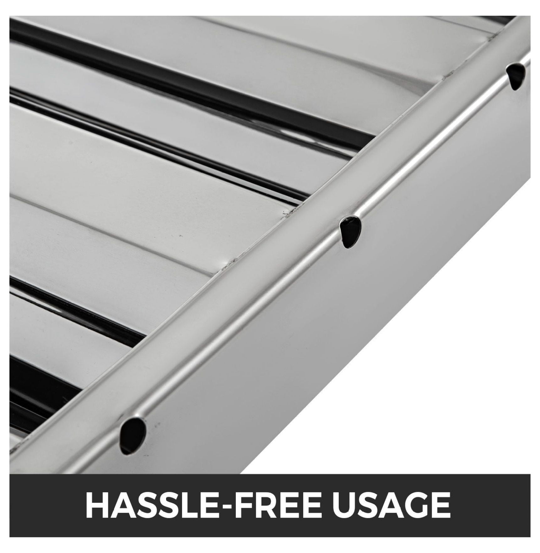 Range Hood Filters 6 Pack 20x20x2 Inch, 430 Stainless Steel Grease Filters, 4 Grooves Commercial Kitchen Hood Filters for Restaurant & Home Use