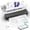 Black, variant on Thermal Printer, HKHKPI Inkless Portable Printer Supports 8.5 x 11"/A4/A5/B5/Tattoo Paper,Tattoo Printer,Compatible with Phone Tablet & Laptop