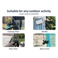 thumbnail image 3 of AMMSUN XL 52 inch Beach Patio Chair Umbrella with Universal Clamp 360° Swivel UPF50+,Navy Blue, 3 of 9