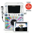 thumbnail image 3 of The Singing Machine STVG785BTW Bluetooth Karaoke System with 7" Color Monitor and a Microphone, 3 of 7
