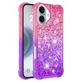 thumbnail image 2 of Funda para iPhone 16 Plus Transparente con Brillos Carcasa Protectora Antigolpes con Glitter Brillante, 2 of 5