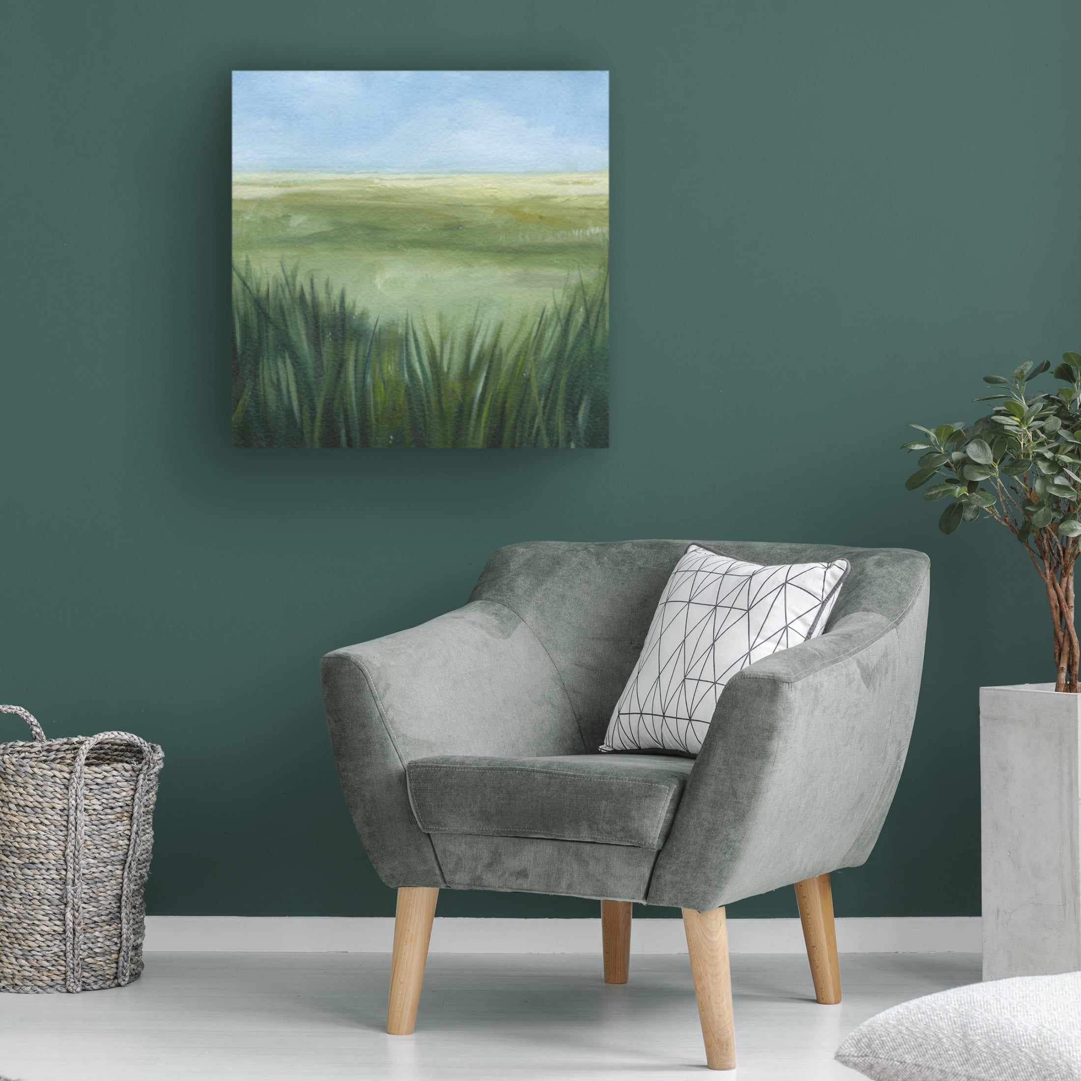 Trademark Fine Art Grace Popp  Tall Grass Plains II Canvas Wall Art