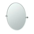 thumbnail image 4 of Gatco Channel 32" Frameless Oval Mirror, Chrome, 4 of 4