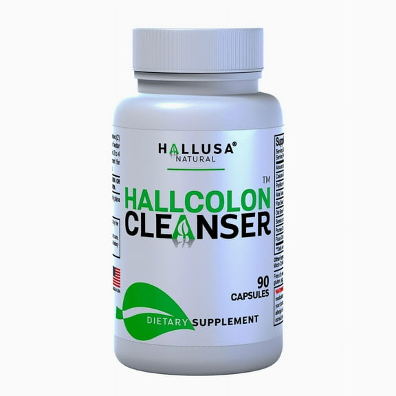 HALLCOLON - Digestive Health & Colon Cleanser - Detox Support - 90 Caps