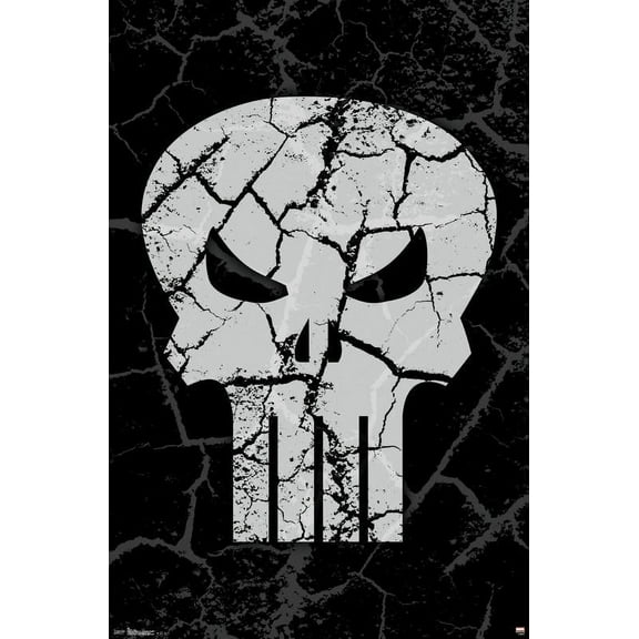 Marvel Comics - The Punisher - Logo Wall Poster, 22.375" x 34"