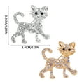Alloy Cute Little Animal Cat Brooch Lapel Pin Ladies Clothing Pins