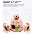 thumbnail image 3 of Outward Hound Interactive Puzzle Plush Squeak Dog Toy Hide A Squirrel Small, 3 of 7