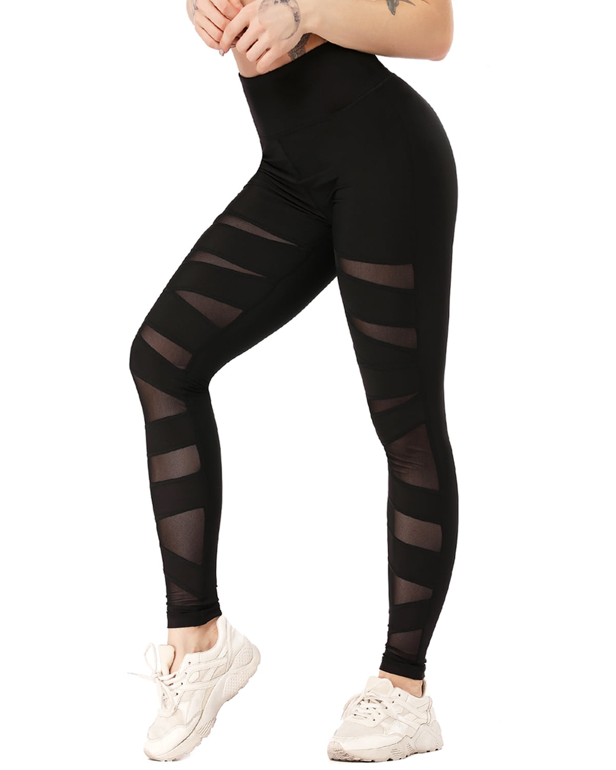sexy mesh yoga pants