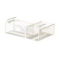 thumbnail image 2 of Cesta debajo del estante, portavasos de papel, cesta de almacenamiento eficiente, cesta de alambre de metal Blanco, 2 of 9