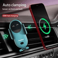 thumbnail image 2 of Soporte inalámbrico para cargador de coche - Sujeción automática inteligente, compatible con iPhone/Samsung, 2 of 5