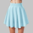 thumbnail image 2 of HZLPFO Womans Skirts Pleated Skirt School Uniform Skirt Mini Skirt Pleated Cheer Skirt Light Blue,XL, 2 of 4