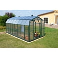 thumbnail image 4 of Palram - Canopia Prestige 8' x 16' Twin-Wall Walk-In Greenhouse - Green - with Accessories Package, 4 of 11