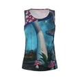 thumbnail image 4 of Haiem Fantasy Mushrooms Workout Tank Tops for Women, Athletic Sports Slim-Fit Tank Tops, Compression Sleeveless Dry Fit Shirts,Athletic Shirt-, 4 of 9