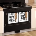 thumbnail image 2 of 2 Pcs Funny Kitchen Towels,This Is How I Roll Microfiber Dish Towels,Kitchen Tea Towels,Kitchen Towel Set (18" X 26"), 2 of 3