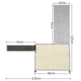 thumbnail image 3 of Couch Protector - Natural Sisal Furniture Protection From Cats - Corner Cat, 3 of 5