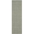thumbnail image 3 of SAFAVIEH Natural Fiber Milica Solid Runner Rug, Green/Gray, 2'3" x 7' - Scandinavian Design, Green & Grey, Jute, Hand Woven Pattern, Ideal for Entryway, Kitchen, Living Room, Office, Hallway, 3 of 9