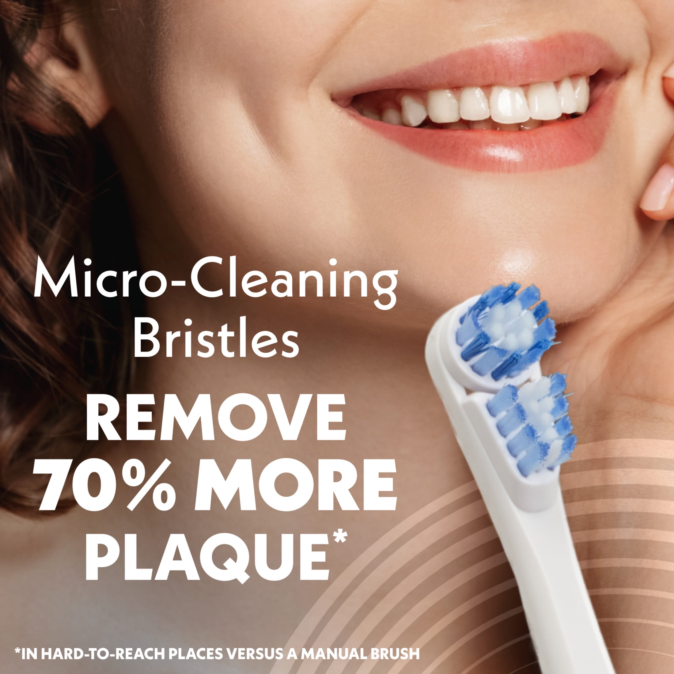 Spinbrush NEW PRO CLEAN Replacement Heads, Electric Toothbrush Refills, Soft Bristles, 4 Count
