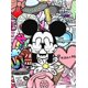 thumbnail image 1 of Kit de pintura de diamantes de polvo de Disney, grafiti colorido, Mickey, Hada, dibujos animados, imagen de moda, punto de cruz, hecho a mano, arte de diamantes de imitación DIY, 1 of 4
