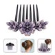 thumbnail image 2 of 2 peinetas con flores de diamantes de imitación para el pelo, decoración para moños, accesorios para el cabello para mujer, 2 of 7