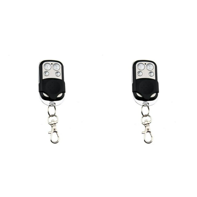 jesticaly Universal 4-key Remote Control Electric Gate Code Learning Controller Copier Electronic Accessories 2Set