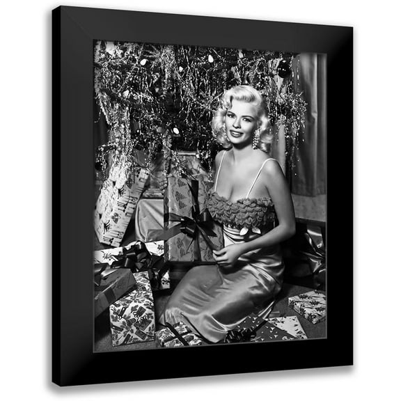 Hollywood Photo Archive 12x14 Black Modern Framed Museum Art Print Titled - Jayne Mansfield