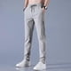 thumbnail image 4 of Men's Quick-drying Stretch Pants Solid Color Mid-waist Loose Fit Breathable Trousers, 4 of 5