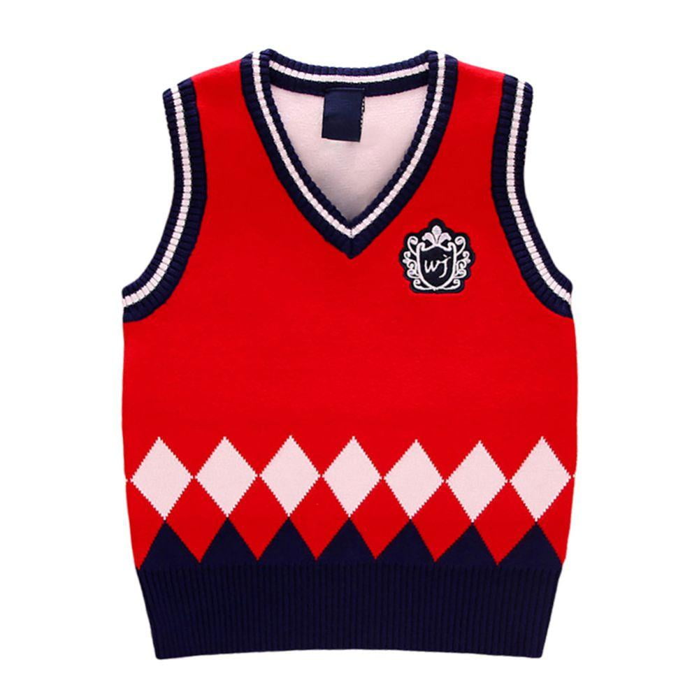 Boys Sweater Vest Casual V Neck Sleeveless Pullover Knit School boys-sweater-vest-casual-v-neck-sleeveless-pullover-knit-school