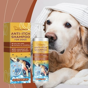 Dog Shampoo for Itchy Sensitive Skin | Puppy Tearless Formula - Deodorizing Moisturizing with Oatmeal Chamomile & Calming Essential Oils | Nourishing Coat Care | 100ml Bottle
