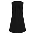 thumbnail image 4 of Sngxgn Women's Dresses Ribbed Long Sleeve Square Neck Tops Mini Dress(Black,S), 4 of 4